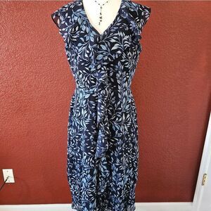 Floral Blue Dress